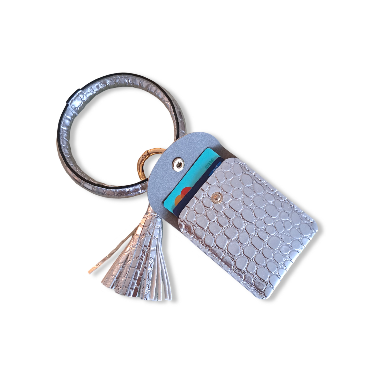 1000088875_1-ducksessory croco card holder wristler silver 2