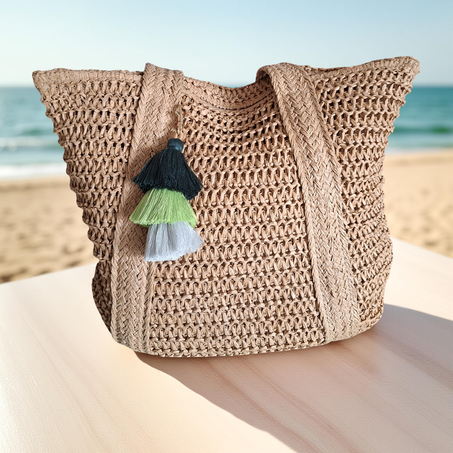 ducksessory-green-tassel