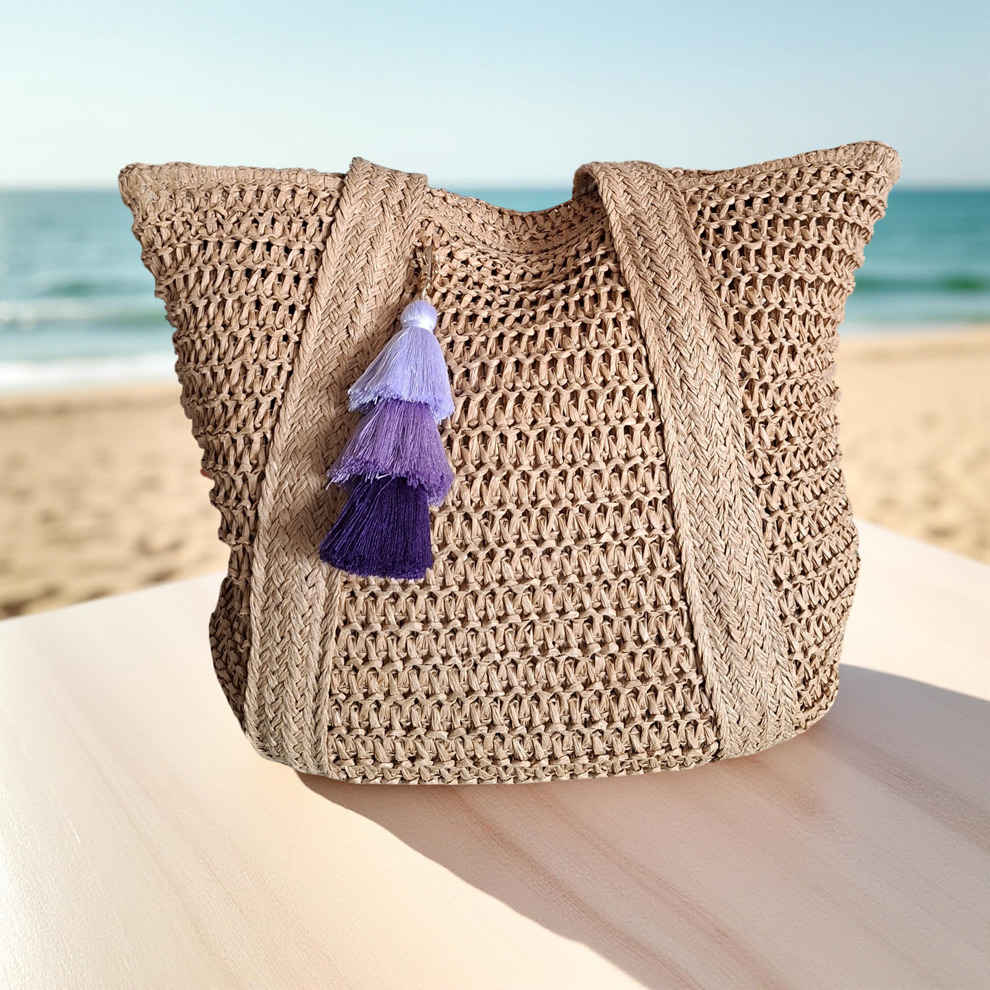 ducksessory-purple-short-tassel