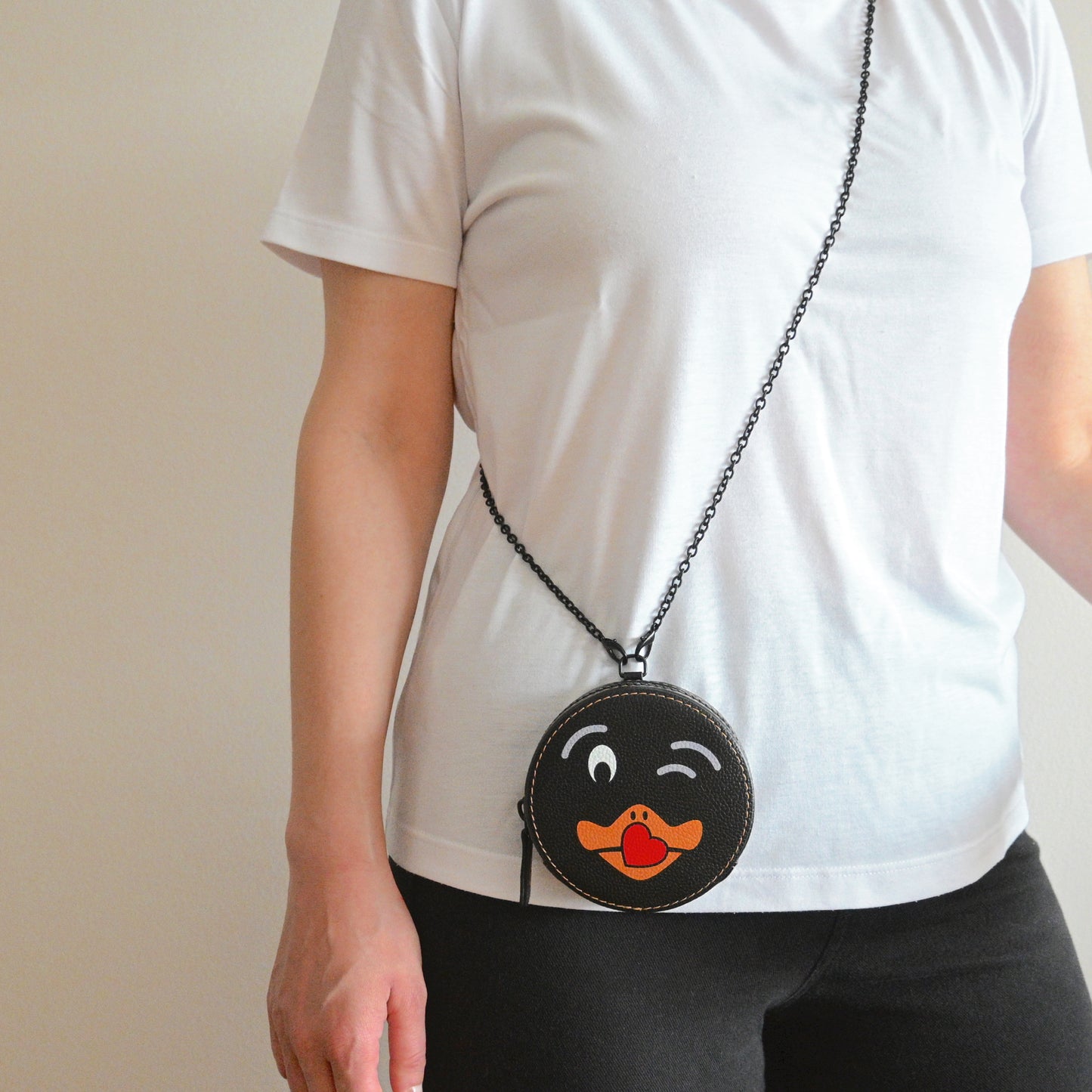 Ronda Blowing a Kiss in Black