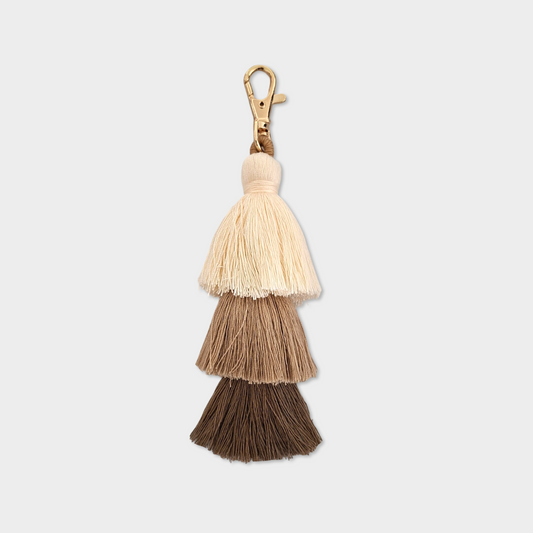 ducksessory-beige-short-tassel
