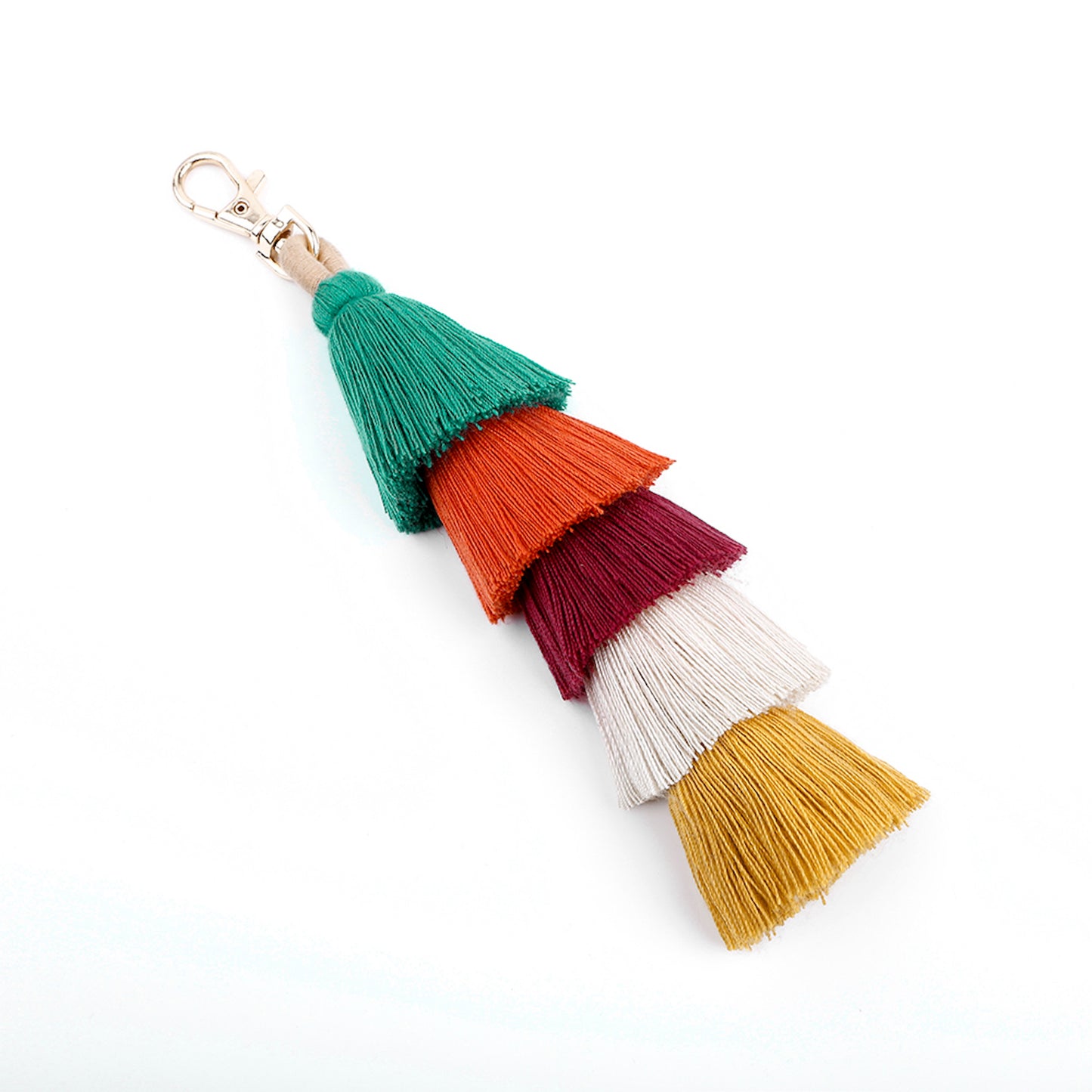 Ducksessory-Five Colour Teal and More Cotton Single Tassel