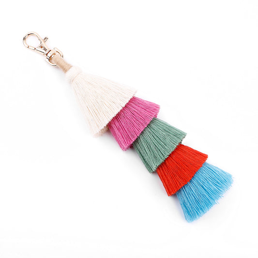 Bag Charms and Keychains - Handmade - Multicolour – Upcyclie